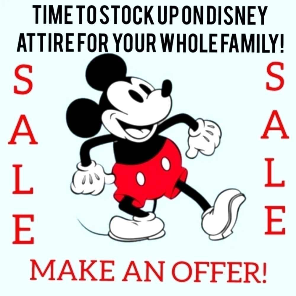 Sale! Disney Apparel! Going To Disney This Year? Check Out All My Disney Shirts!